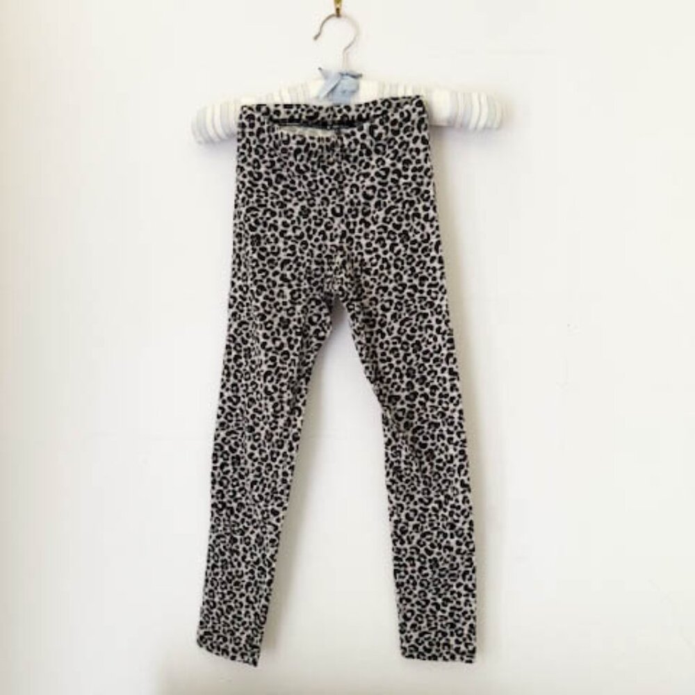 Old Navy Girls Leopard Print Leggings — Size Medium (8) - Picture 1 of 5
